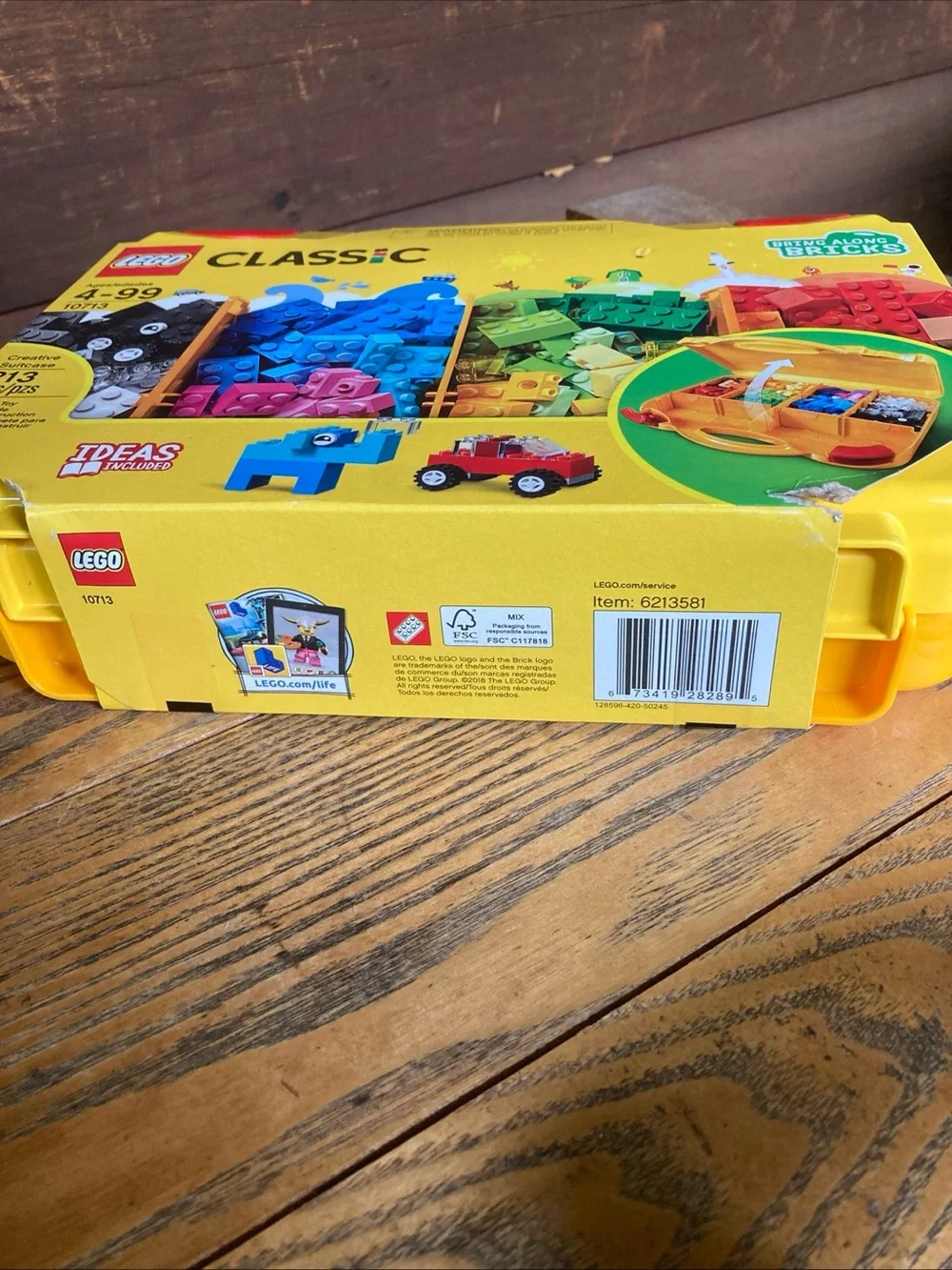 LEGO Classic Yellow Carry Case Building Set  NEW SEALED 213 pcs age 4+